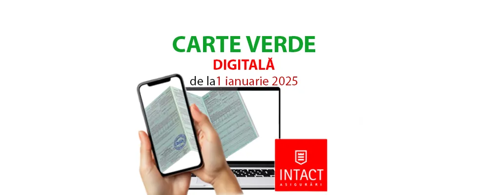 De la 1 ianuarie 2025 poți utiliza Carte Verde în format digital